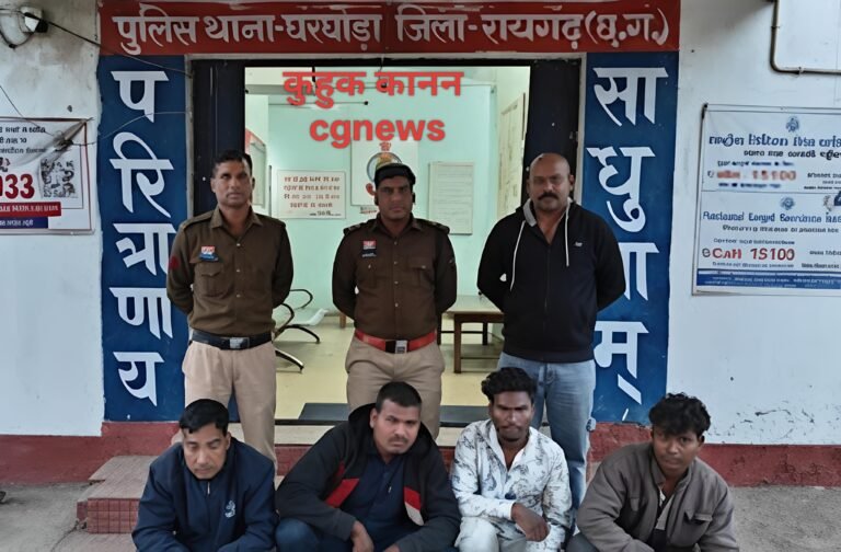 सीसीटीवी बना हथियार, घरघोड़ा पुलिस ने ट्रेक्टर चोरों को पहुंचाया सलाखों के पीछे