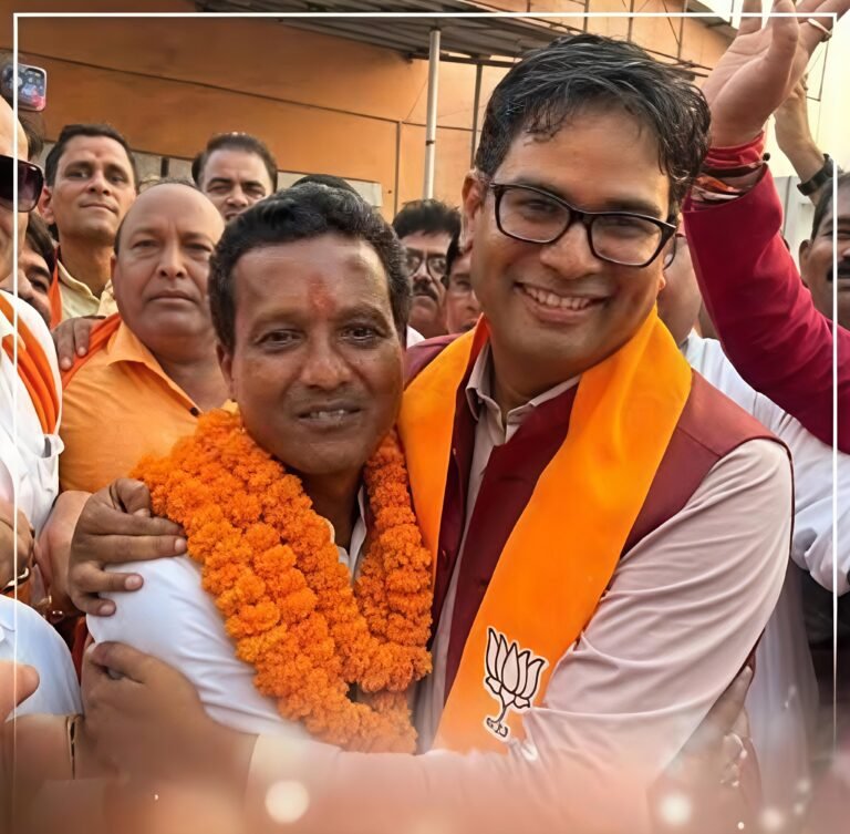 सांसद निवास को लेकर होली में सांसद राधेश्याम राठिया व मंत्री ओपी चौधरी के बीच खींचतान।