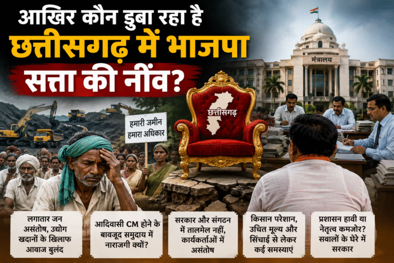 आखिर कौन कमजोर कर रहा है छत्तीसगढ़ में भाजपा की सत्ता की नींव?